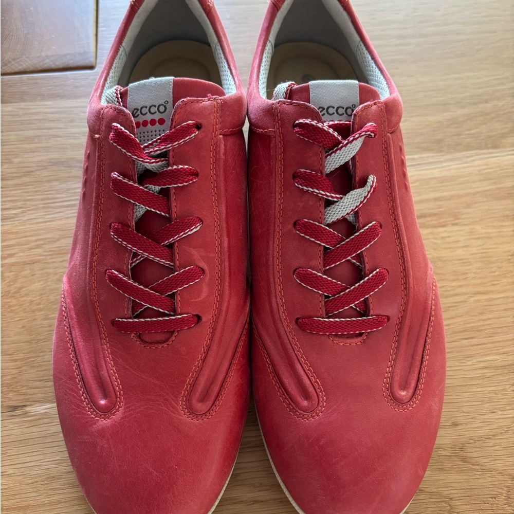 Ecco Red Athletic Sneakers